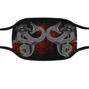 Rose and Snake Mask
